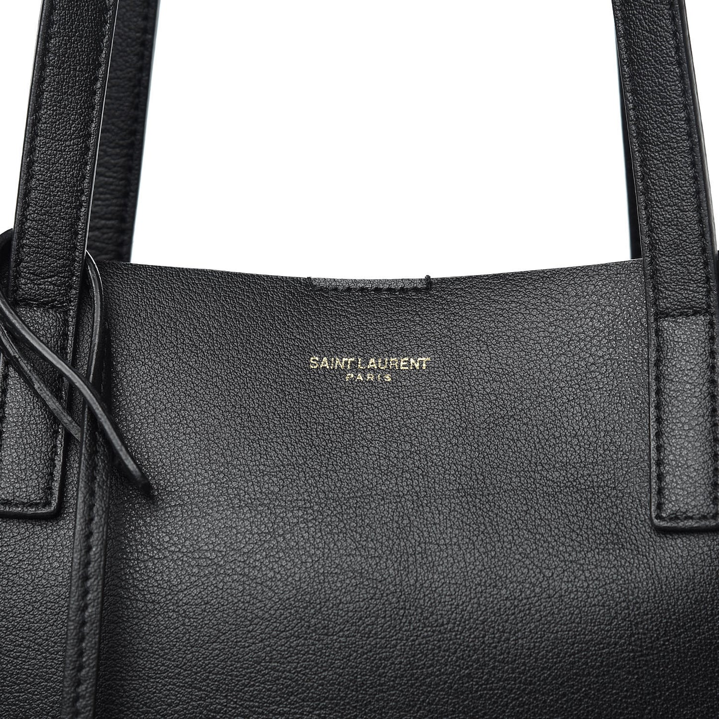 Calfskin Large Shopping Tote Black