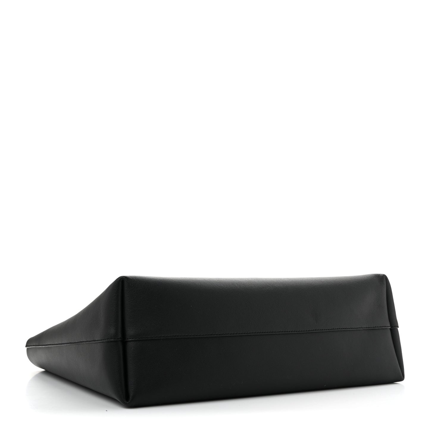 Calfskin Large Shopping Tote Black