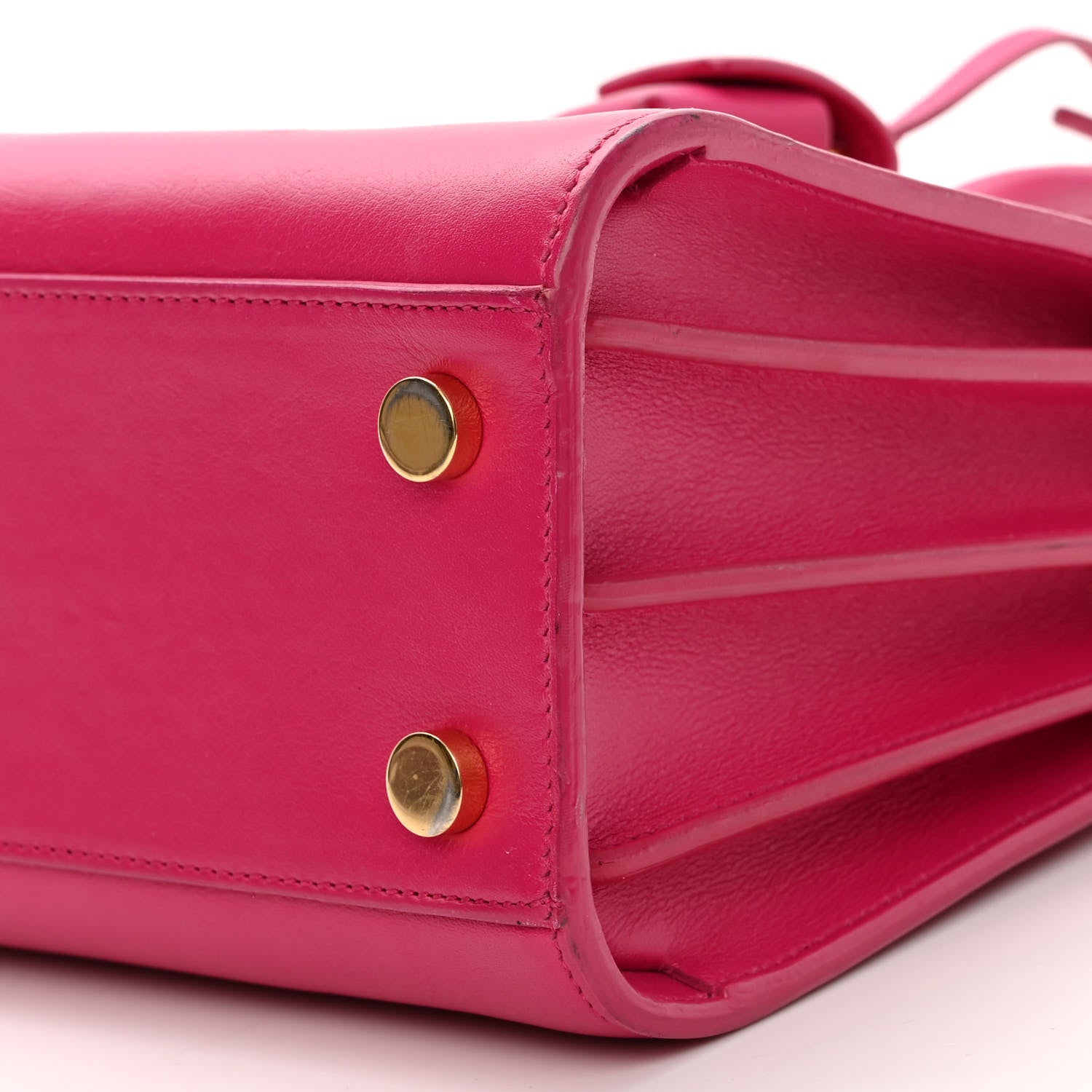 Saint Laurent Calfskin Nano Sac De Jour Bubblegum 9 of 13