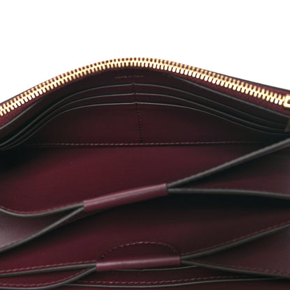 Burberry Calfskin Logo Hazelmere Wallet With Detachable Strap Deep Maroon 7 of 12