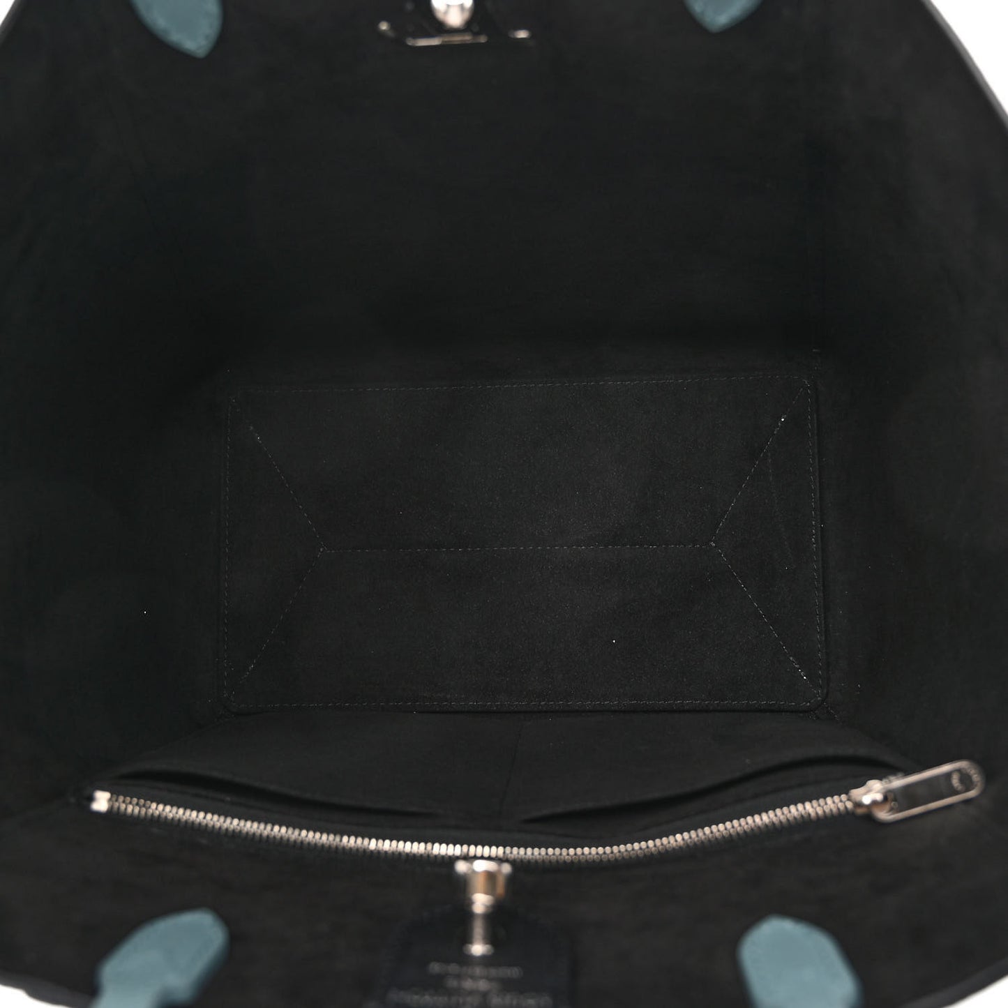 Calfskin Lockme Cabas Sky Black