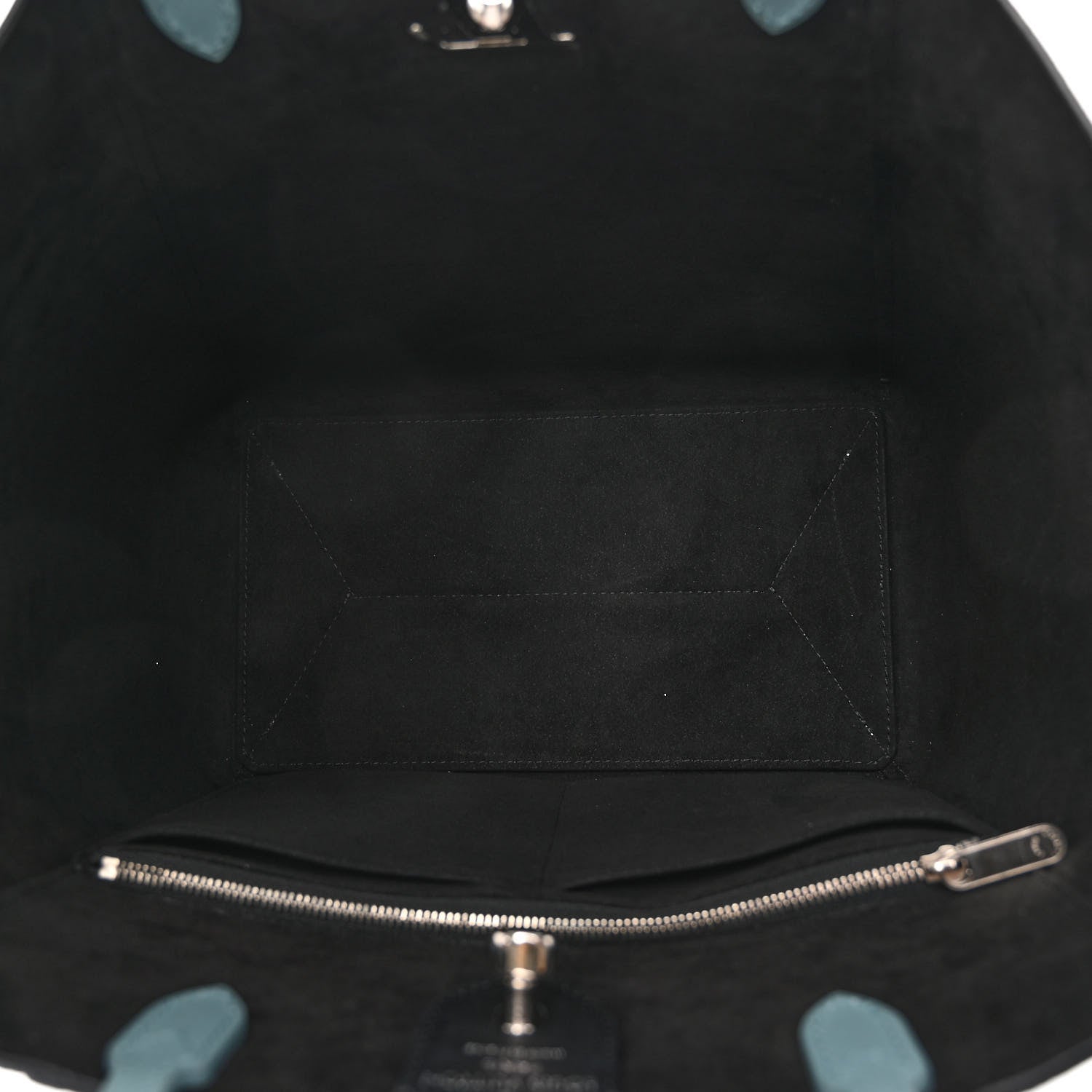 Louis Vuitton Calfskin Lockme Cabas Sky Black 5 of 11