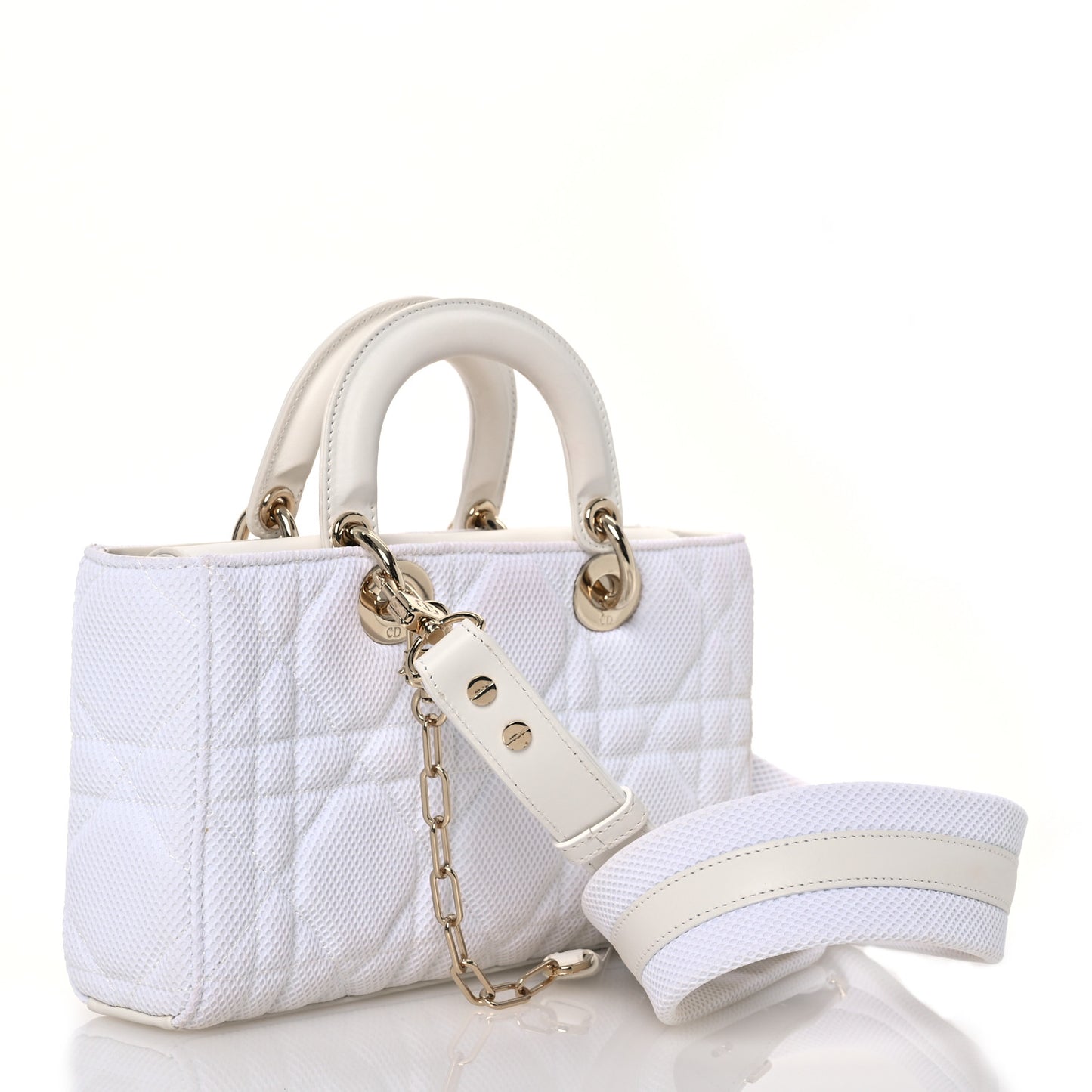 Macrocannage Technical Fabric Lady D-Joy White