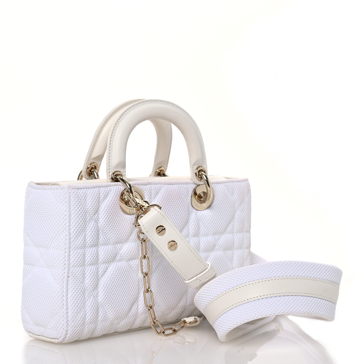 Christian Dior Macrocannage Technical Fabric Lady D-Joy White 2 of 18