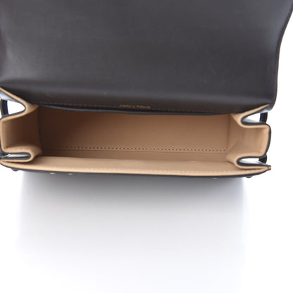 Delvaux Smooth Calfskin Mini Tempete Satchel Brown 5 of 10