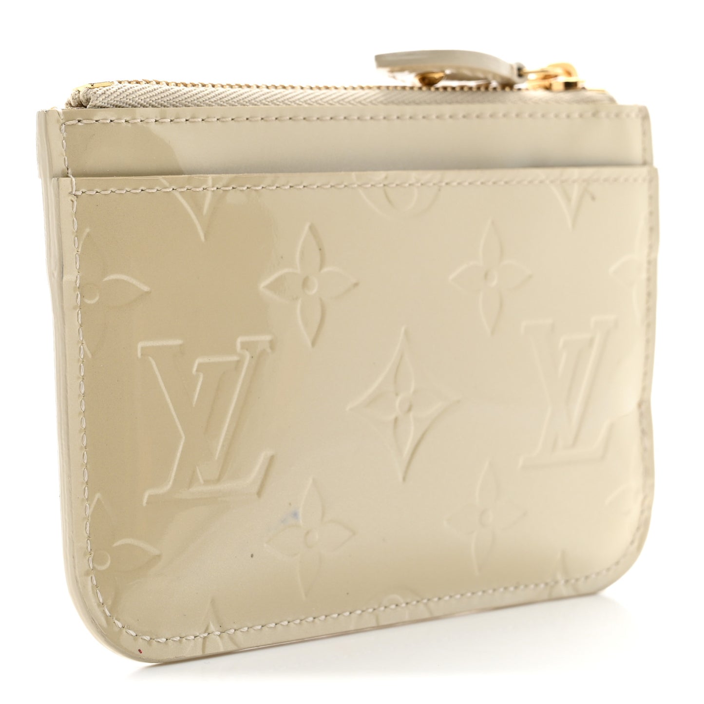 Vernis Key Pouch Blanc Corail