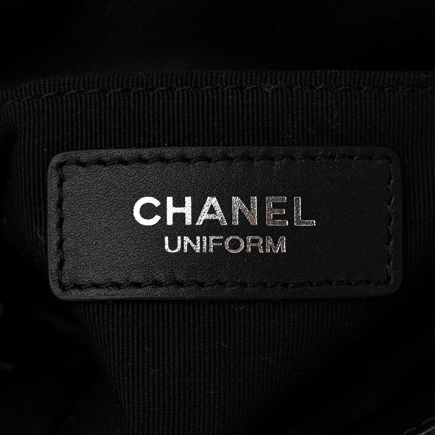 Chanel Calfskin Quilted CC Uniform Flap Belt Bag Black 6 of 11