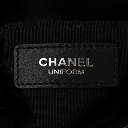 Chanel Calfskin Quilted CC Uniform Flap Belt Bag Black 6 of 11