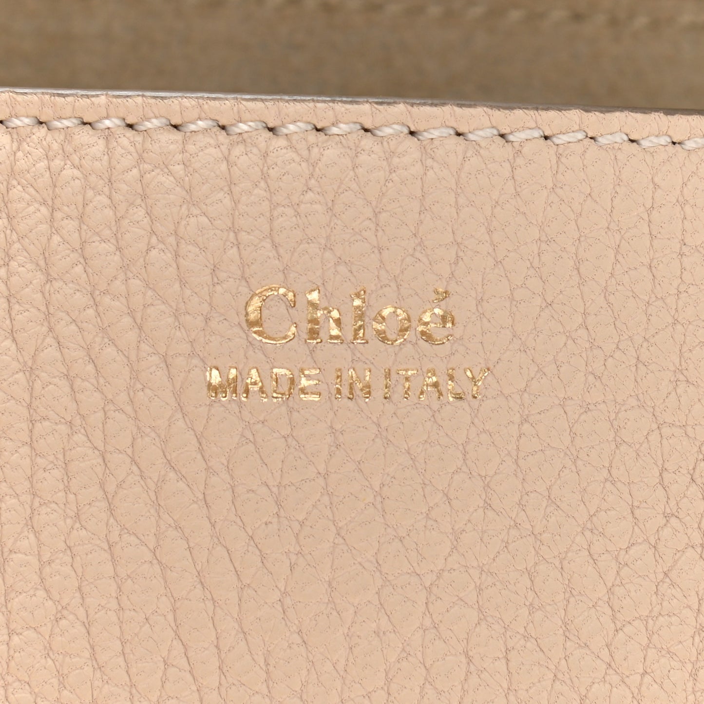 Grained Lambskin Drew Shoulder Bag Biscotti Beige