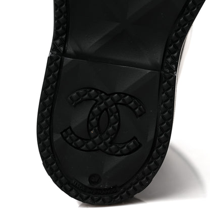 Chanel Caoutchouk CC High Boots 37 Black 7 of 7