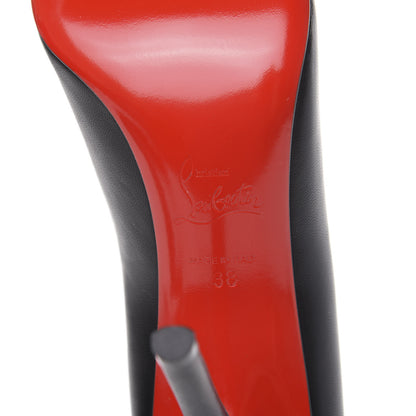 Christian Louboutin Shiny Nappa Apostrophy 100 Pumps 38 Black 7 of 8