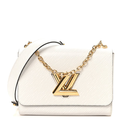 Louis Vuitton Epi Twist Shoulder Bag MM White 1 of 10