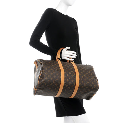 Louis Vuitton Monogram Keepall Bandouliere 45 3 of 15
