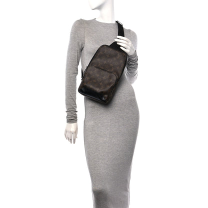 Louis Vuitton Monogram Macassar Avenue Sling Bag 2 of 9