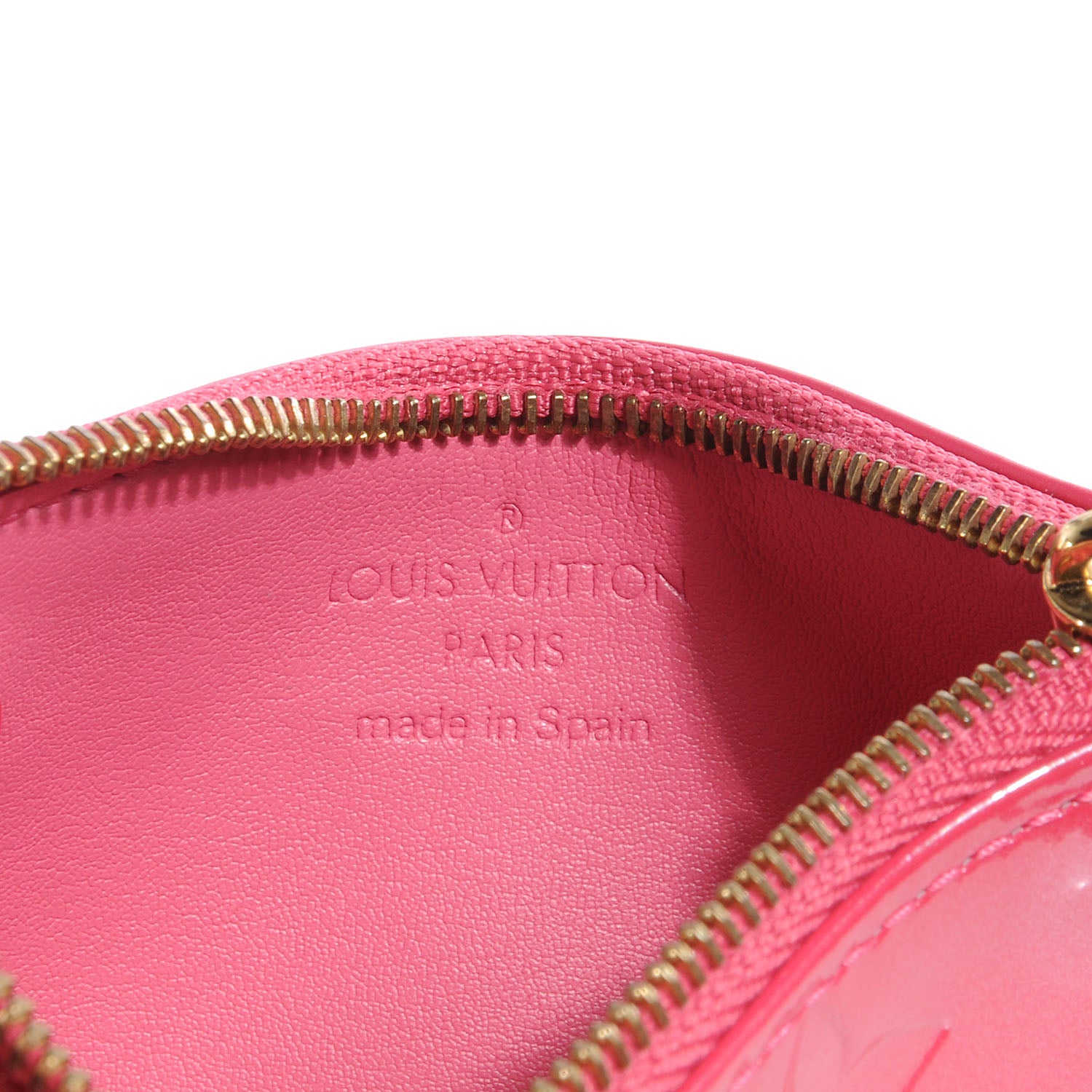 Louis Vuitton Vernis Key Pouch Framboise 6 of 7
