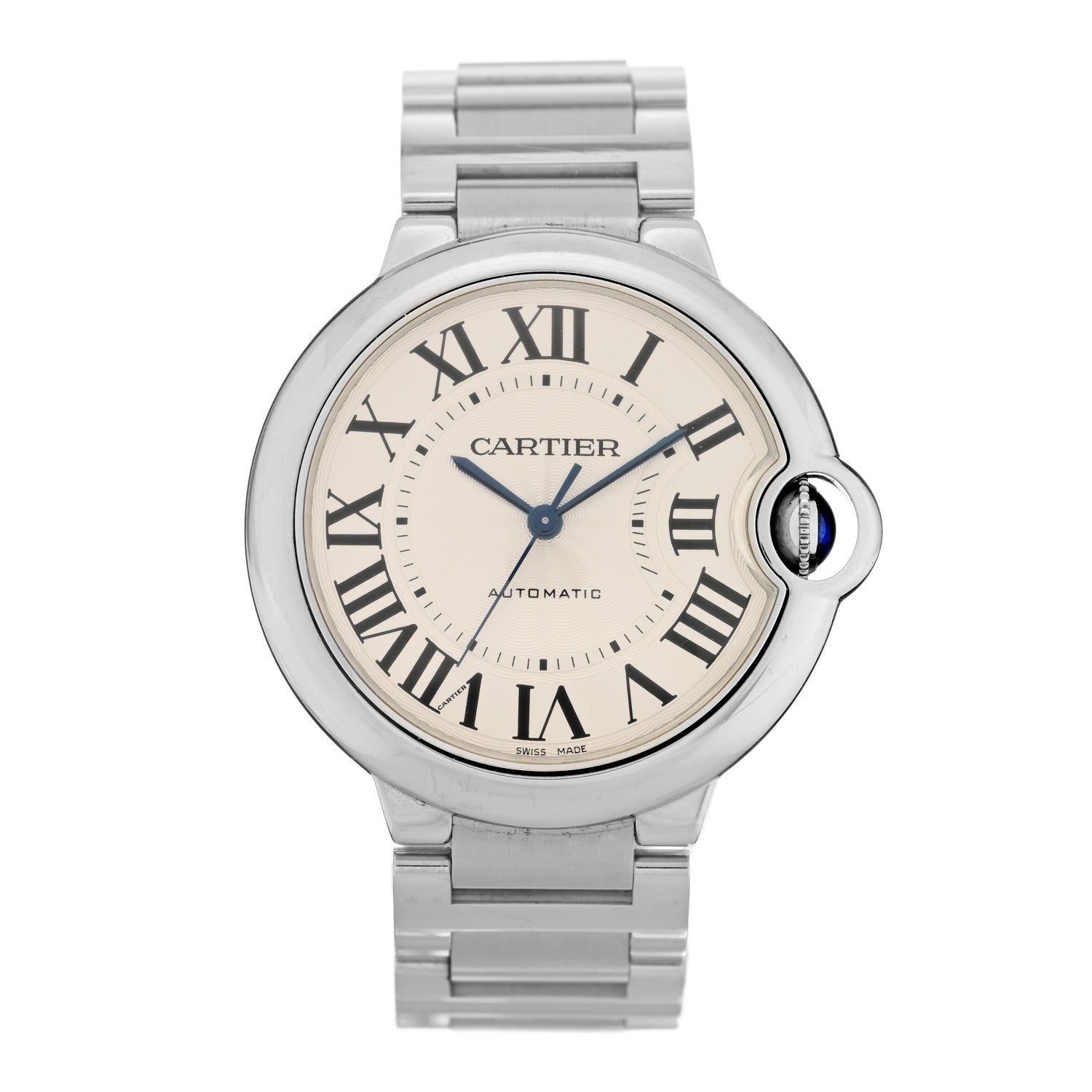 Cartier Stainless Steel 36mm Ballon Bleu De Cartier Automatic Watch 1 of 5