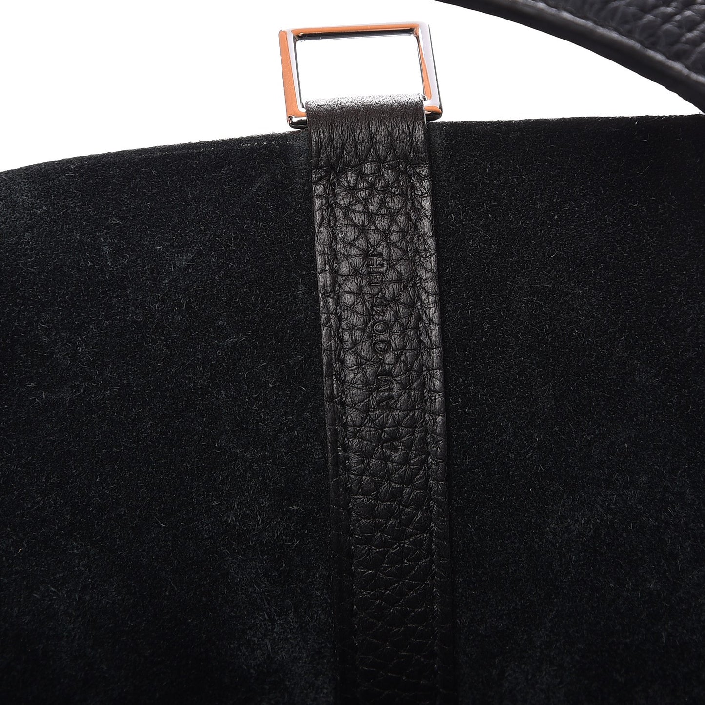 Taurillon Clemence Picotin Lock 22 MM Black Toffee