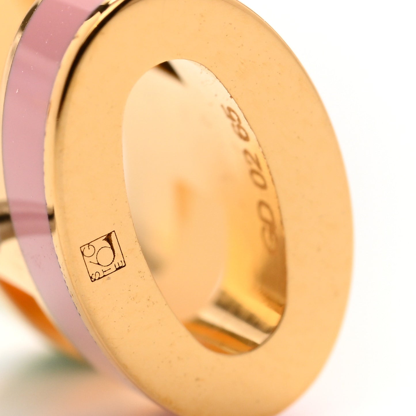 Gold Lacquered Mini Pop H Rocabar Earrings Malabar