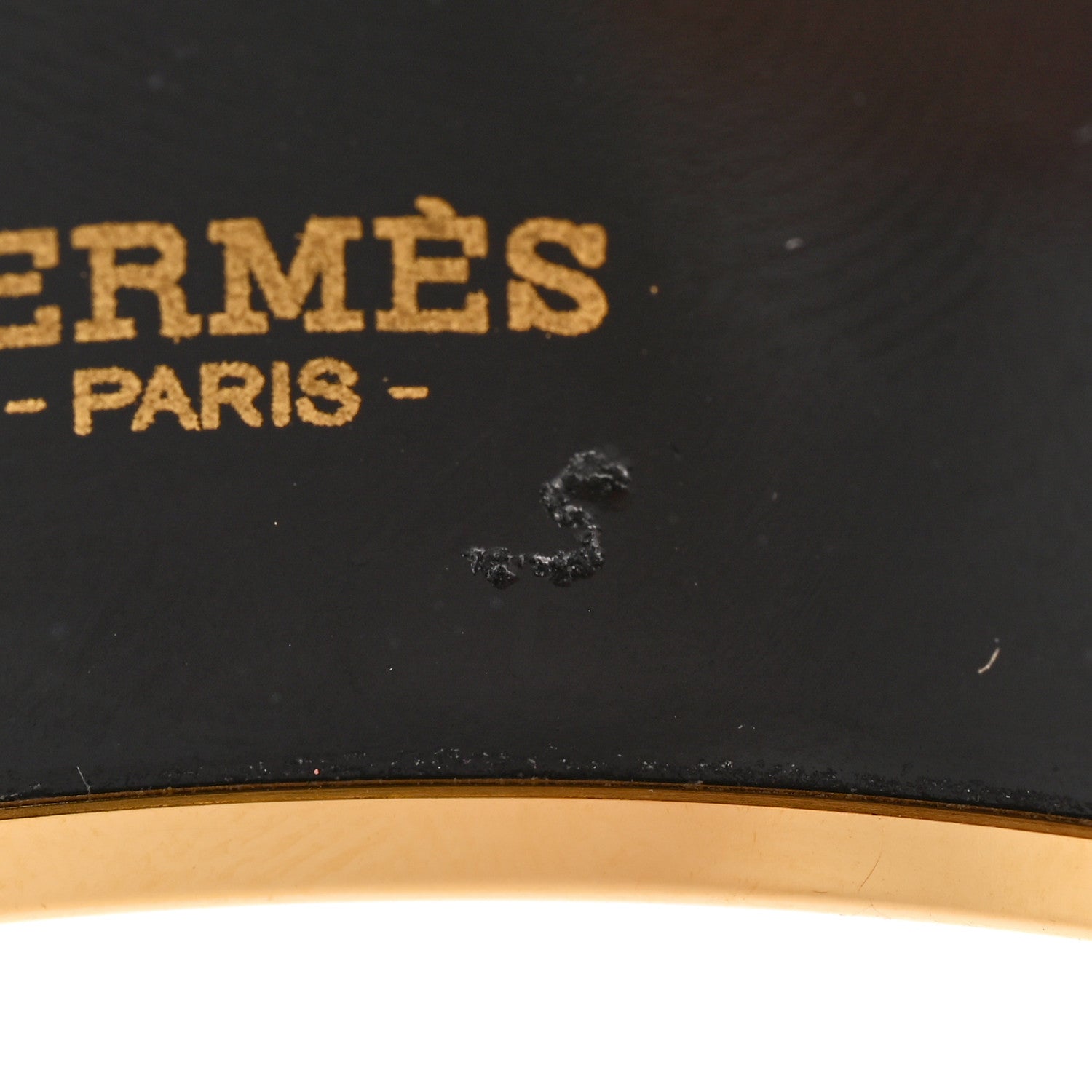 Hermes Enamel Printed Caleche Wide Bracelet 70 Mango 6 of 6