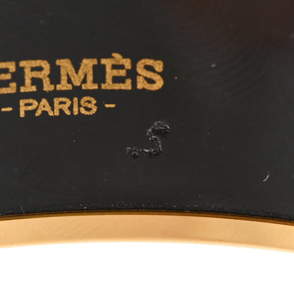 Hermes Enamel Printed Caleche Wide Bracelet 70 Mango 6 of 6