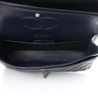 Chanel Caviar Quilted Medium Double Flap Navy 5 of 12