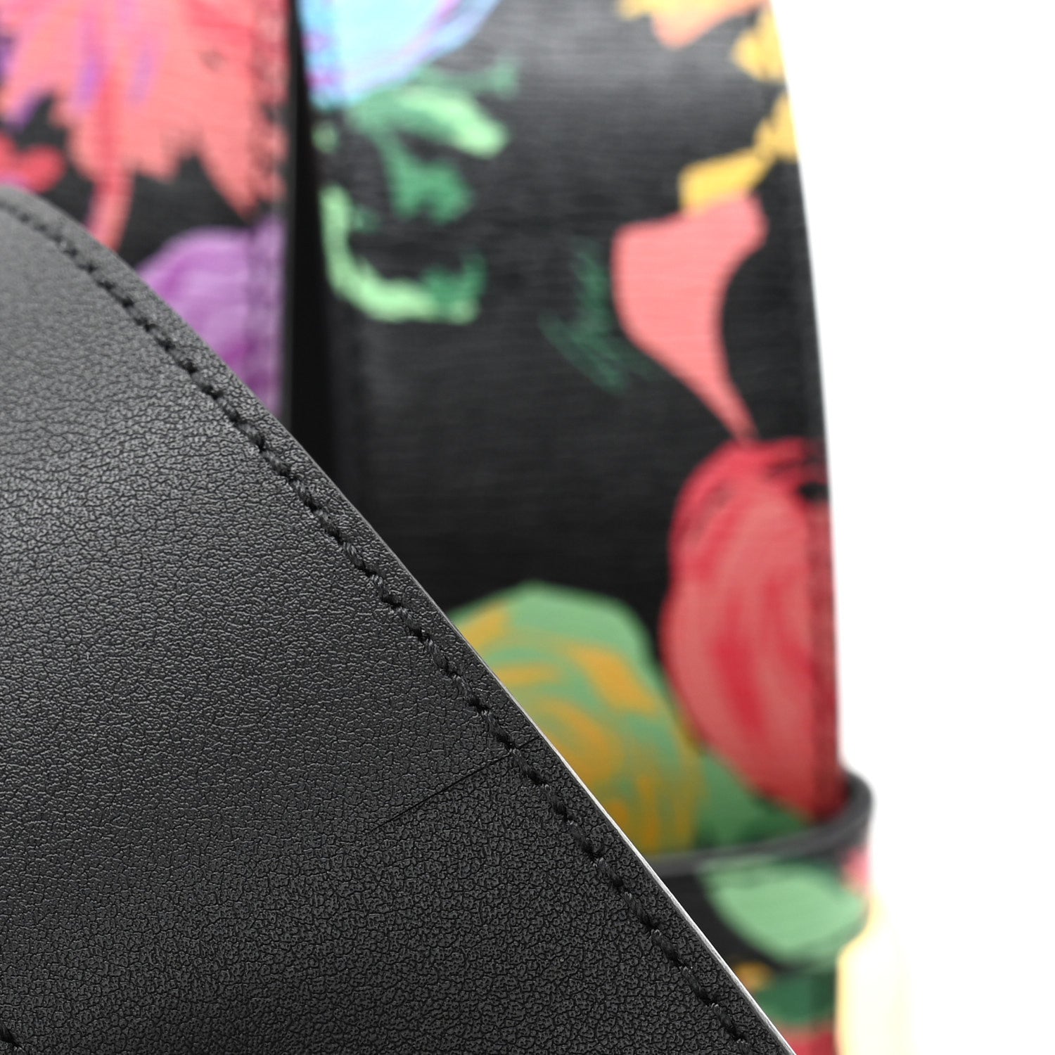 Gucci x Ken Scott Calfskin Double G 40mm Belt 80 32 Black Multicolor 7 of 8