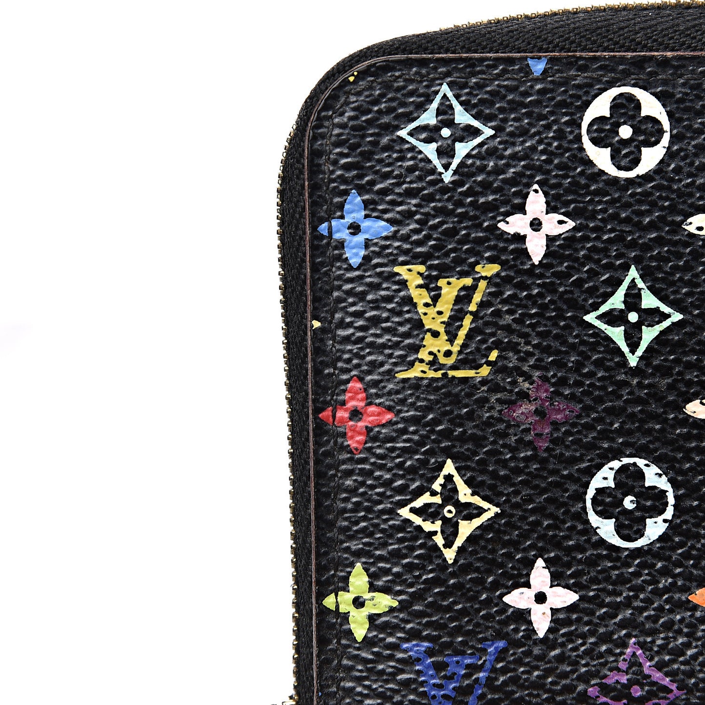 Monogram Multicolor Zippy Coin Purse Black Violet