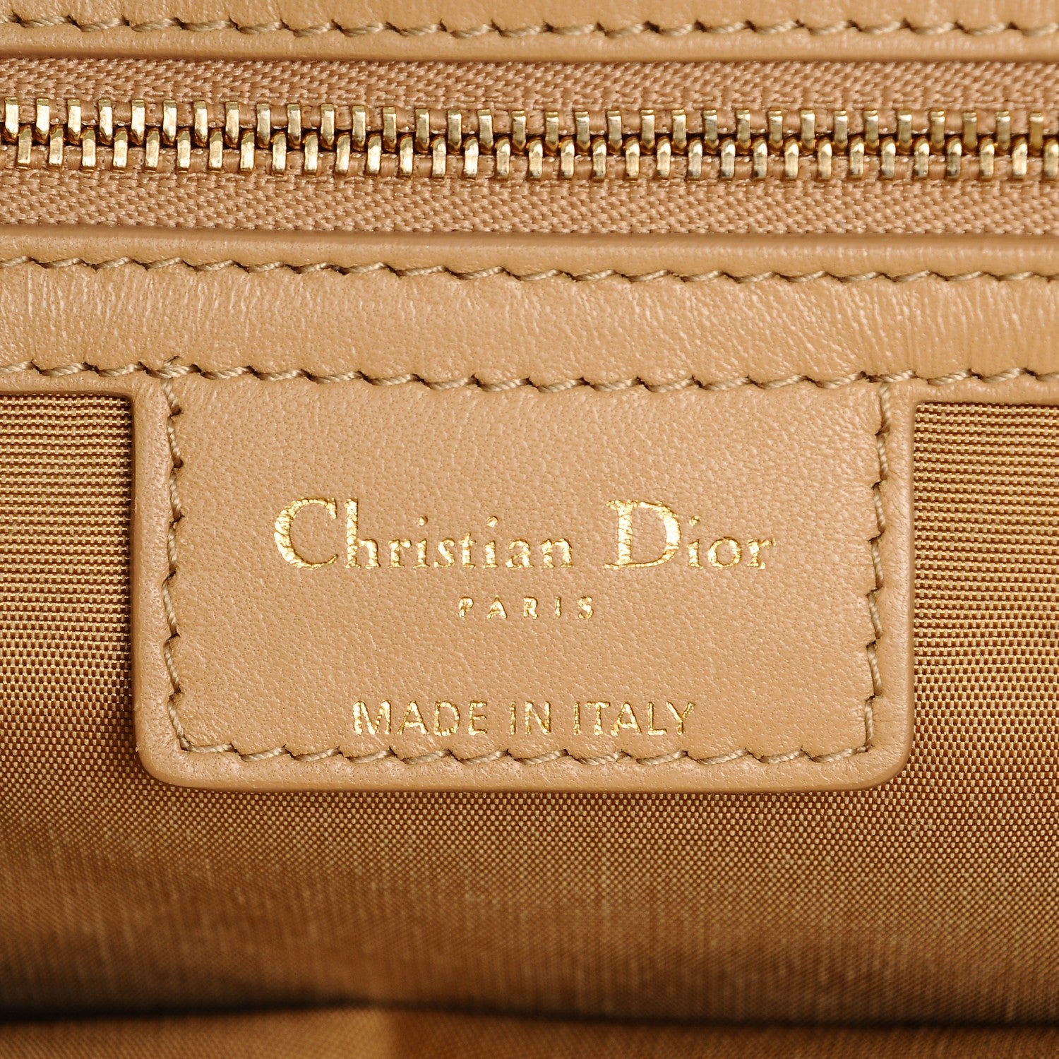 Christian Dior Lambskin Cannage Large Dior Soft Shopping Tote Beige 6 of 6