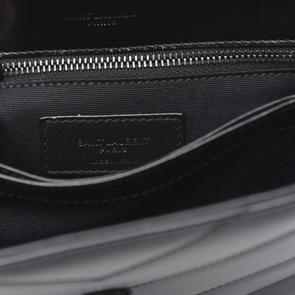 Saint Laurent Calfskin Y Quilted Monogram Toy Loulou Crossbody Bag Black 6 of 10