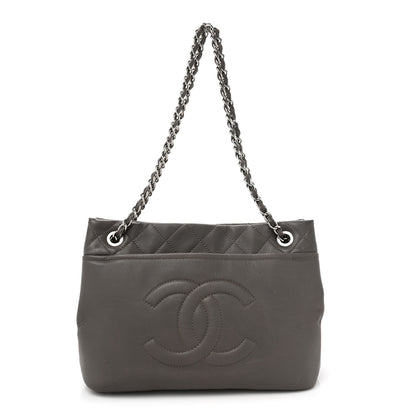 Chanel Caviar Timeless CC Soft Tote Dark Grey 1 of 18