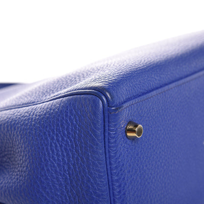 Hermes Togo Kelly Retourne 32 Bleu Electrique 43 of 49