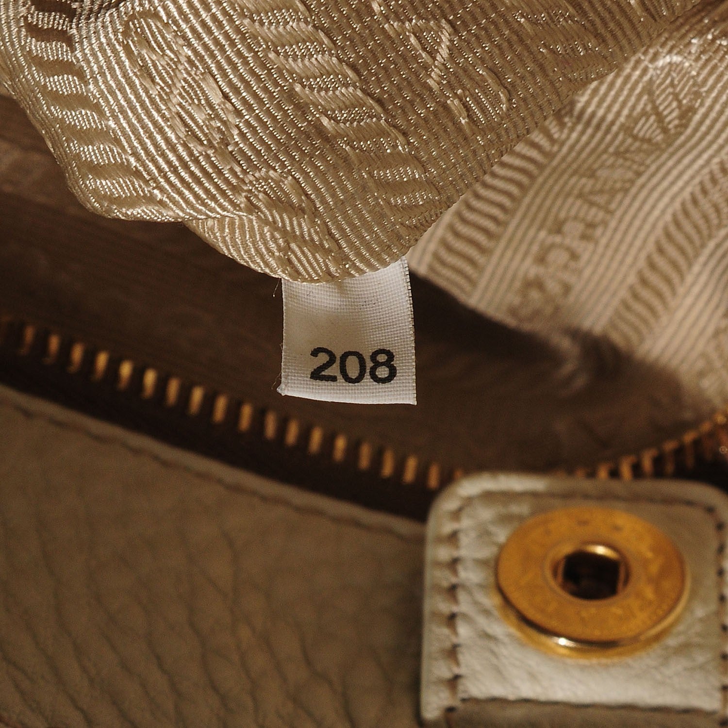 Prada Vitello Daino Hobo Talco 15 of 16