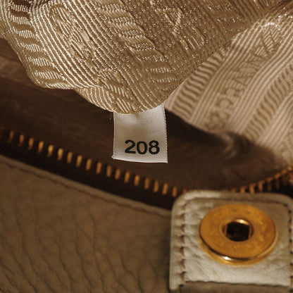 Prada Vitello Daino Hobo Talco 15 of 16