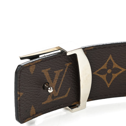 Louis Vuitton Calfskin Monogram 40mm LV Initiales Reversible Belt 95 38 Black 4 of 6