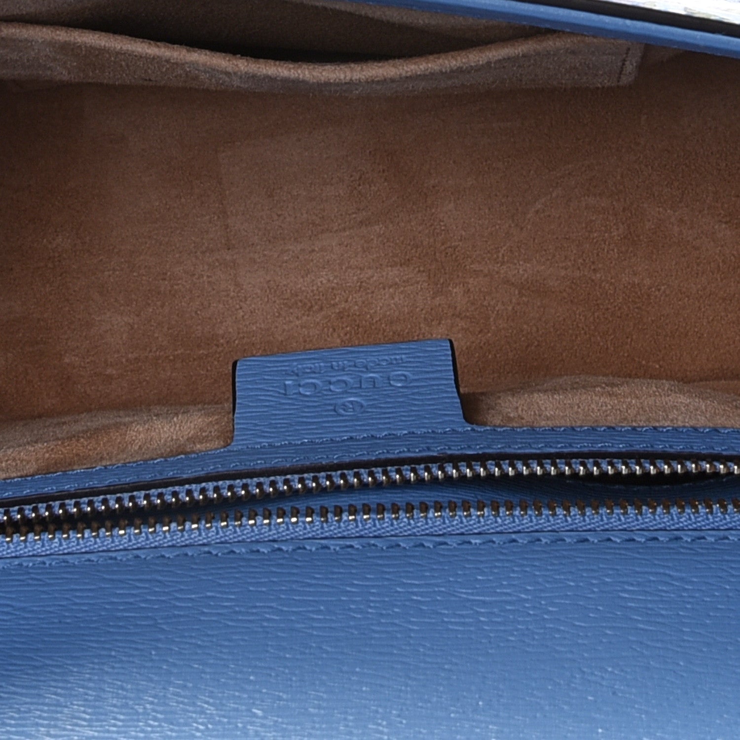 Gucci Shangai Calfskin Web New Flora Small Sylvie Shoulder Bag Azure 8 of 11