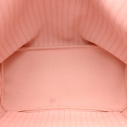 Louis Vuitton Damier Azur Neo Neverfull MM Rose Ballerine 5 of 13