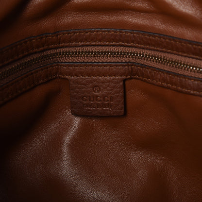 Gucci Python Medium Ride Top Handle Bag Brown 7 of 9