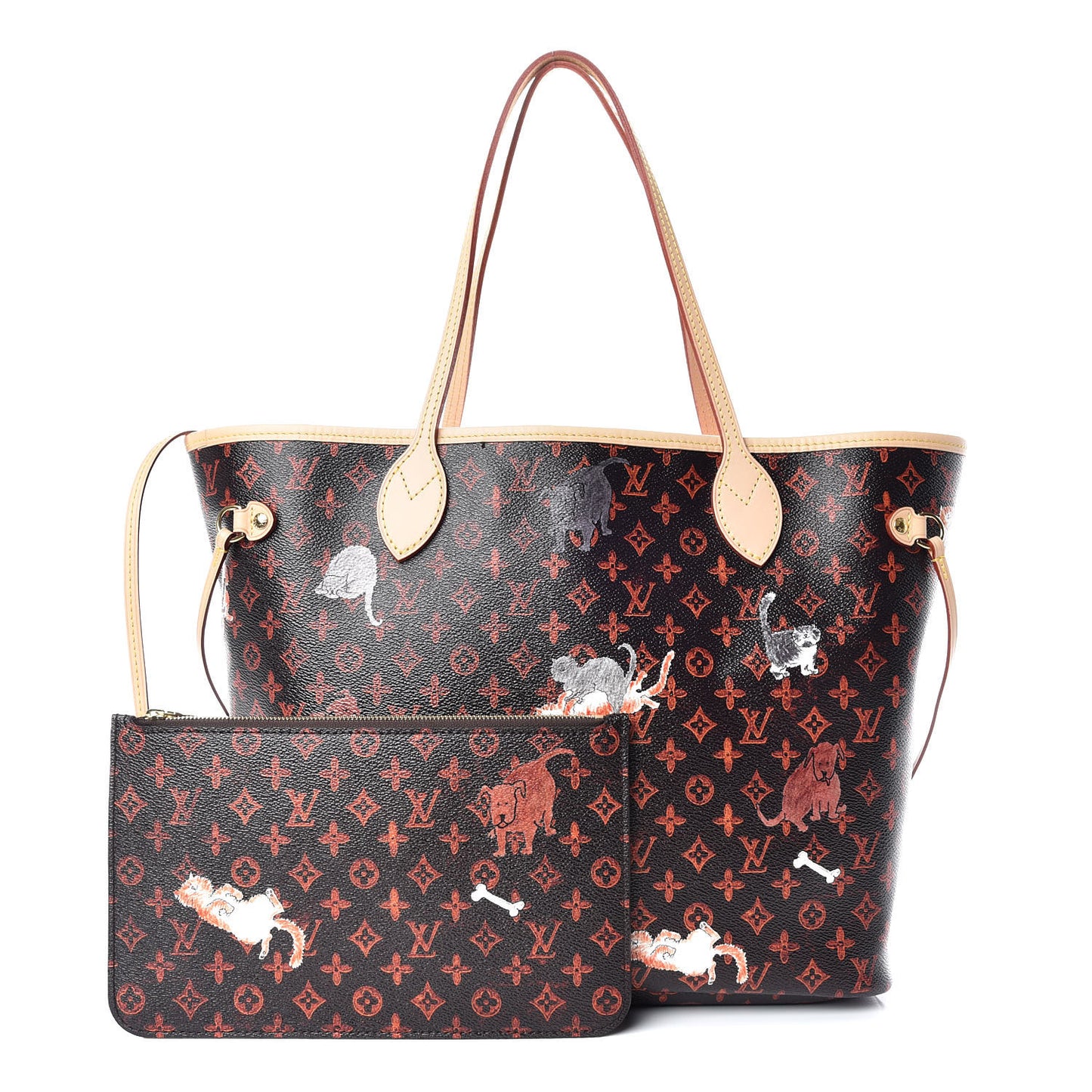 Catogram Neverfull MM Marron