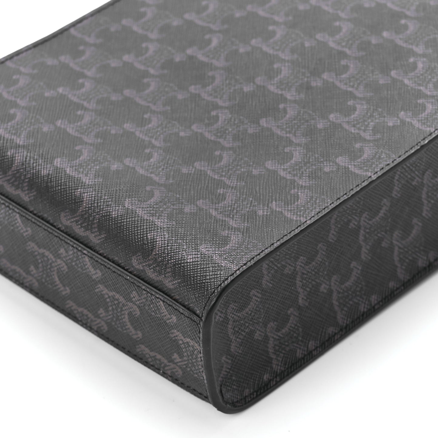 Triomphe Canvas Calfskin Mini Vertical Cabas Tan
