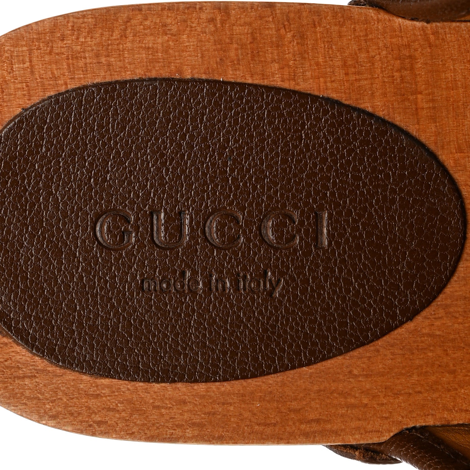 Gucci Monogram Goatskin Horsebit Clog Mules 36.5 Beige Ebony Brown Sugar 6 of 9
