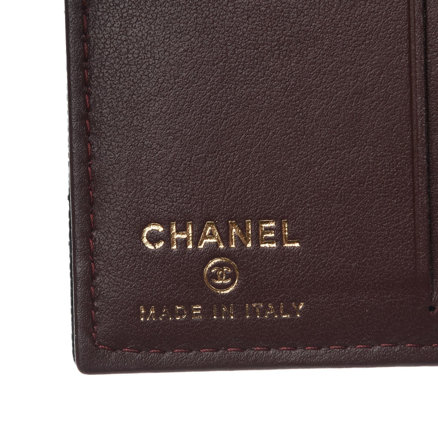 Caviar Quilted Card Holder Wallet Black