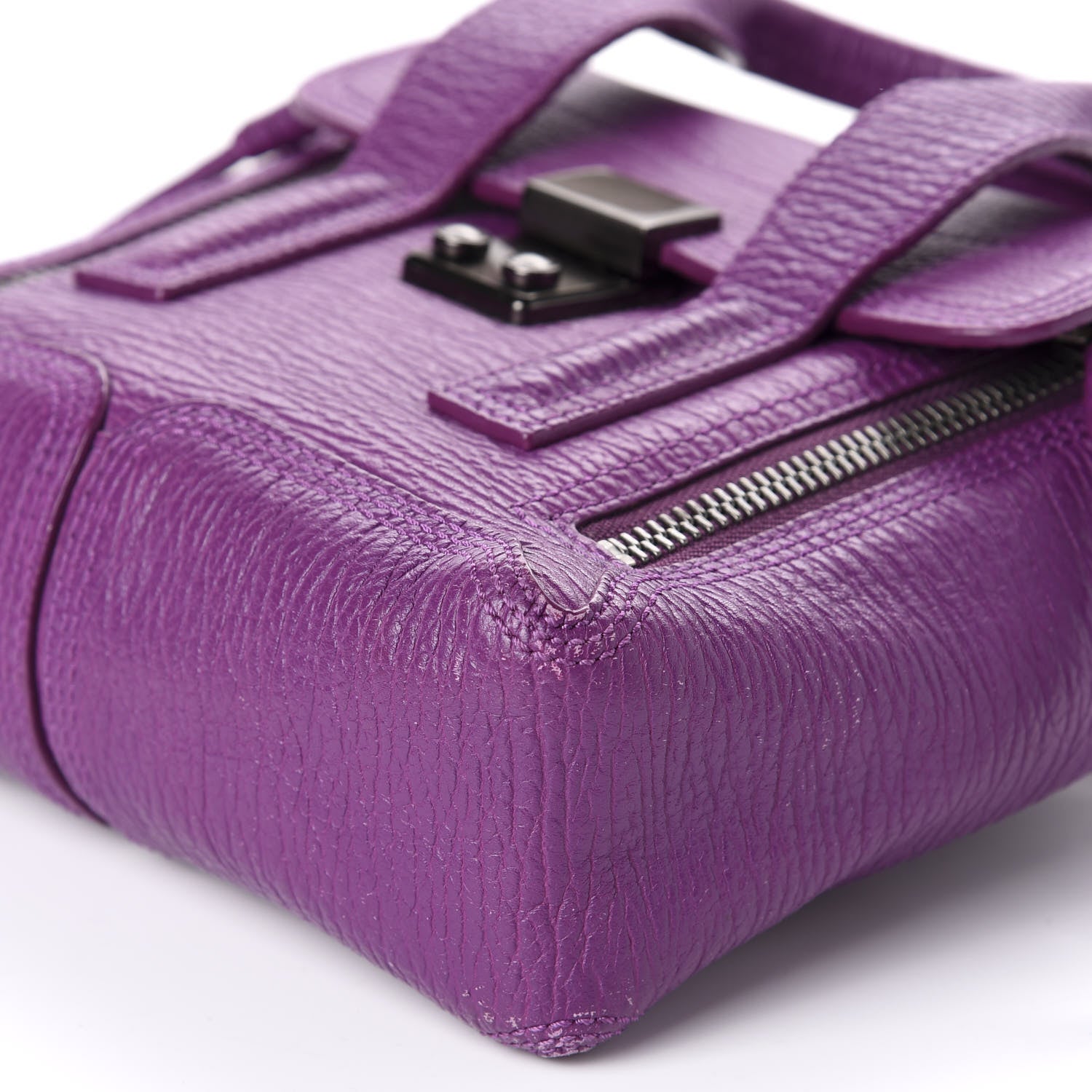 3.1 Phillip Lim 3.1 Textured Calfskin Mini Pashli Satchel Orchid 8 of 16