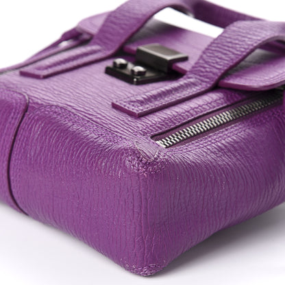 3.1 Phillip Lim 3.1 Textured Calfskin Mini Pashli Satchel Orchid 8 of 16
