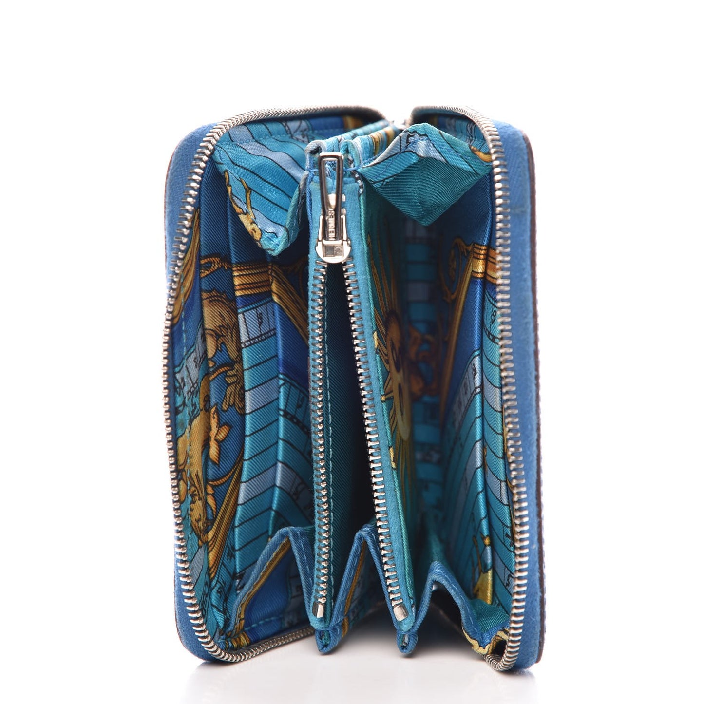 Epsom Silk'In Compact Wallet Mykonos