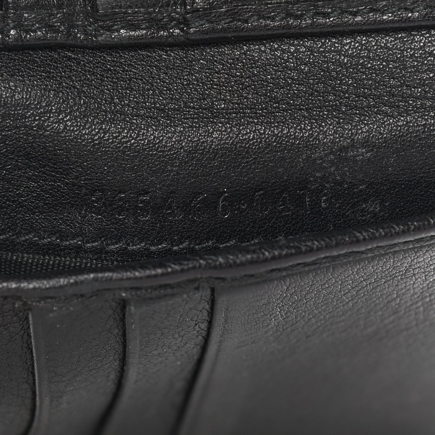 Guccissima Bi-Fold Wallet Black