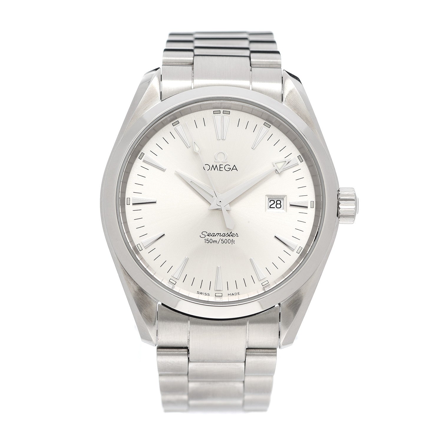 Omega Stainless Steel 39mm Seamaster Aqua Terra Quartz Watch 2517.30 1 of 5