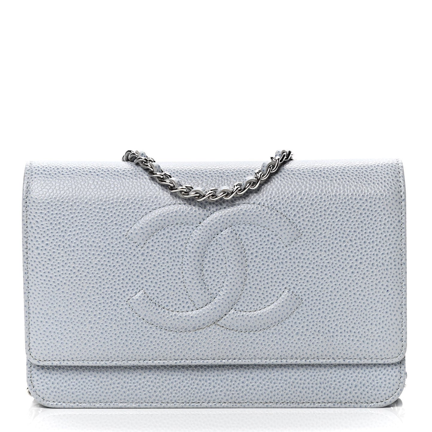 Caviar Timeless CC Wallet On Chain WOC Light Blue