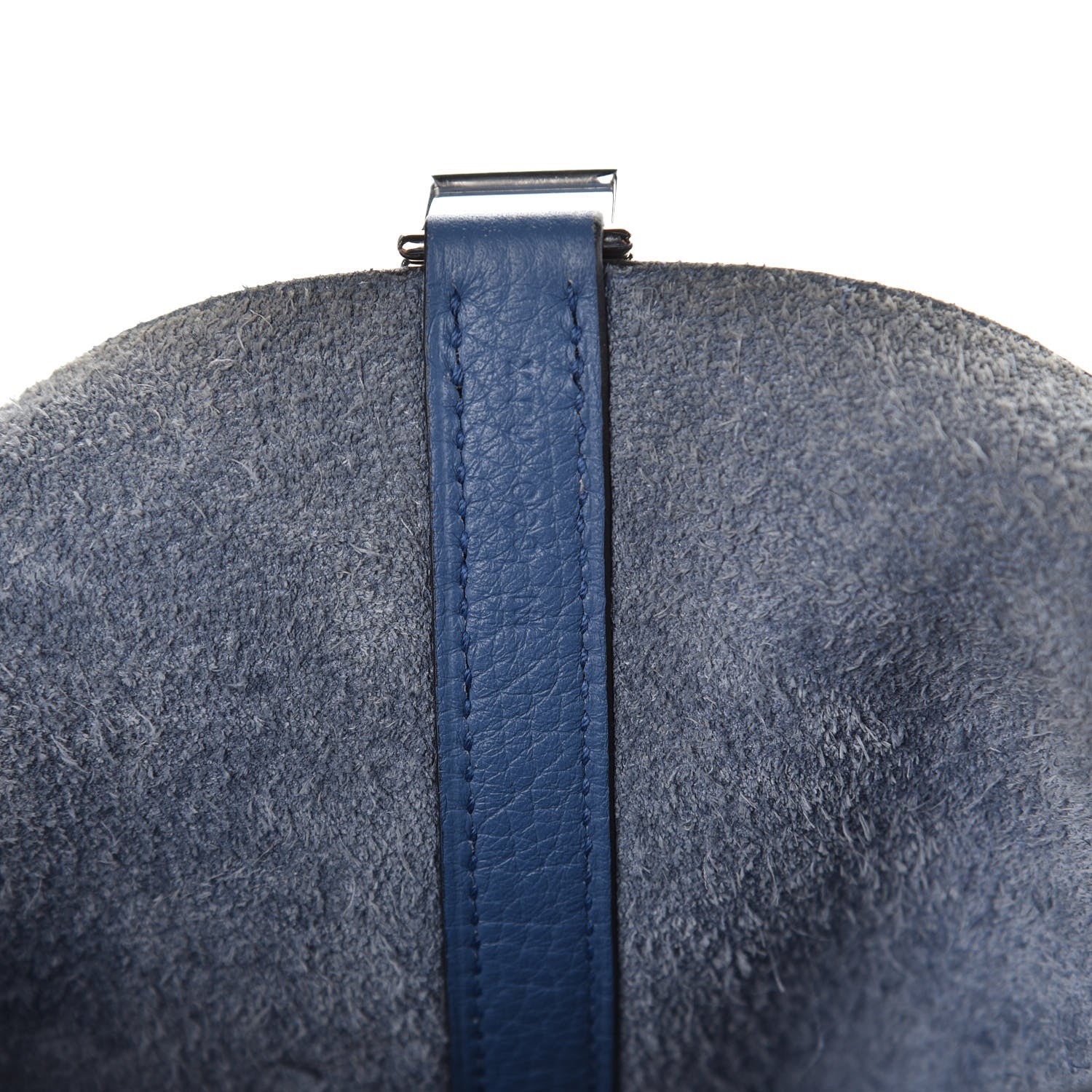 Hermes Taurillon Clemence Picotin Lock 22 MM Bleu Agate 7 of 12