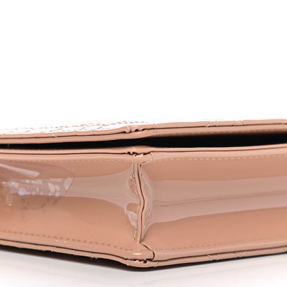 Christian Dior Patent Cannage Lady Dior Convertible Clutch Beige 8 of 9