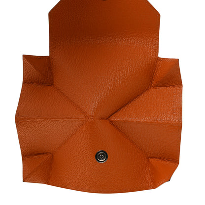 Hermes Chevre Mysore Verso Le 24 Coin Purse Rose Lipstick Orange 5 of 8